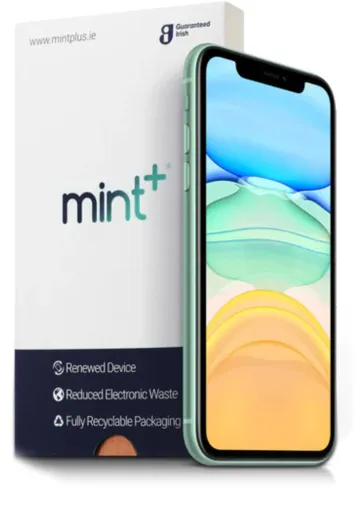Mint+ Phone packaging example